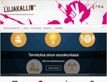 Tablet Screenshot of lujakallio.fi